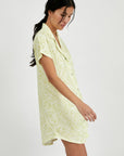 Camisola Boyfriend Agnes Citron Leaves - Munai