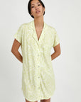 Camisola Boyfriend Agnes Citron Leaves - Munai
