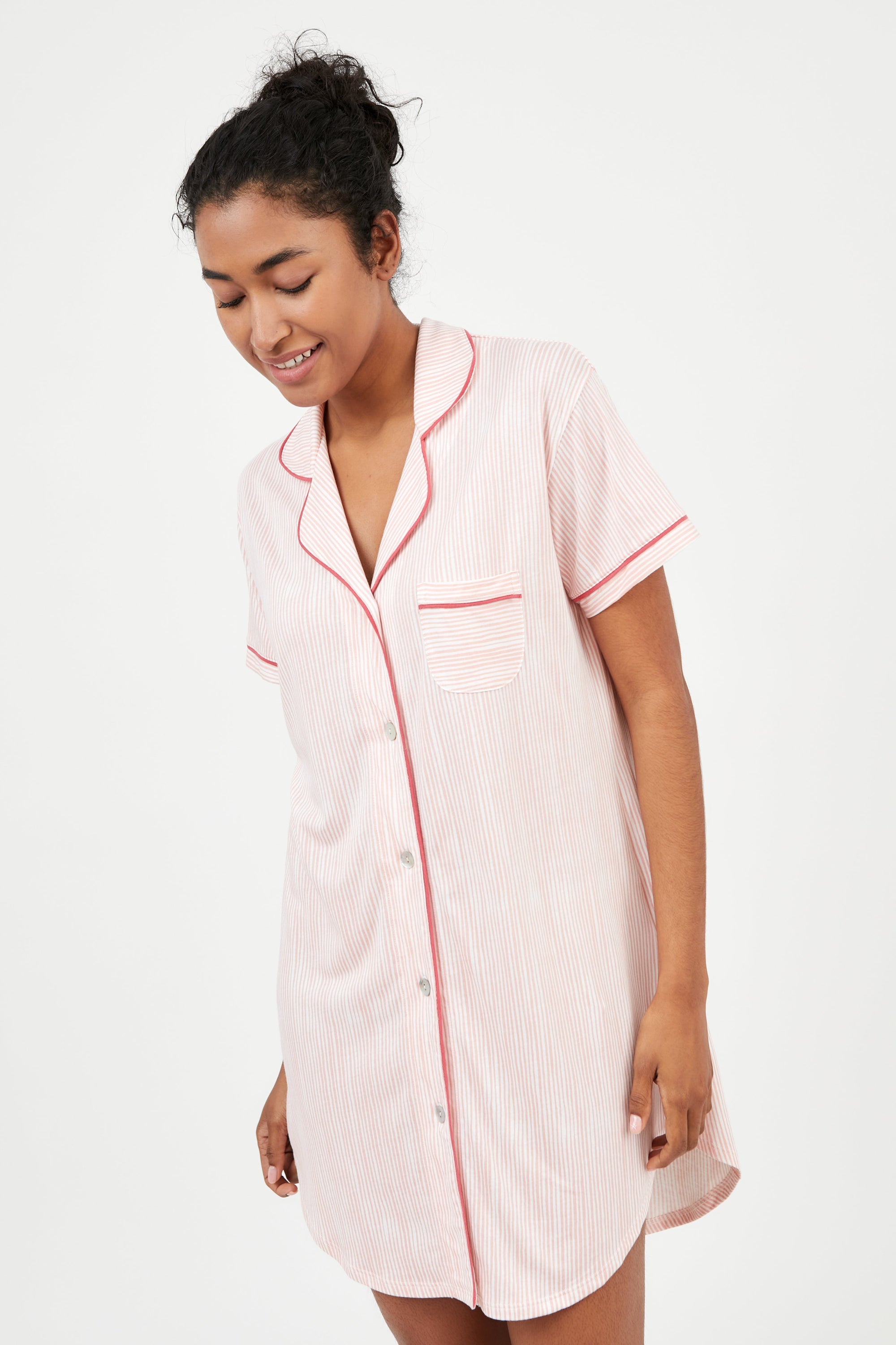 Camisola Boyfriend MC Pink Stripes - Munai