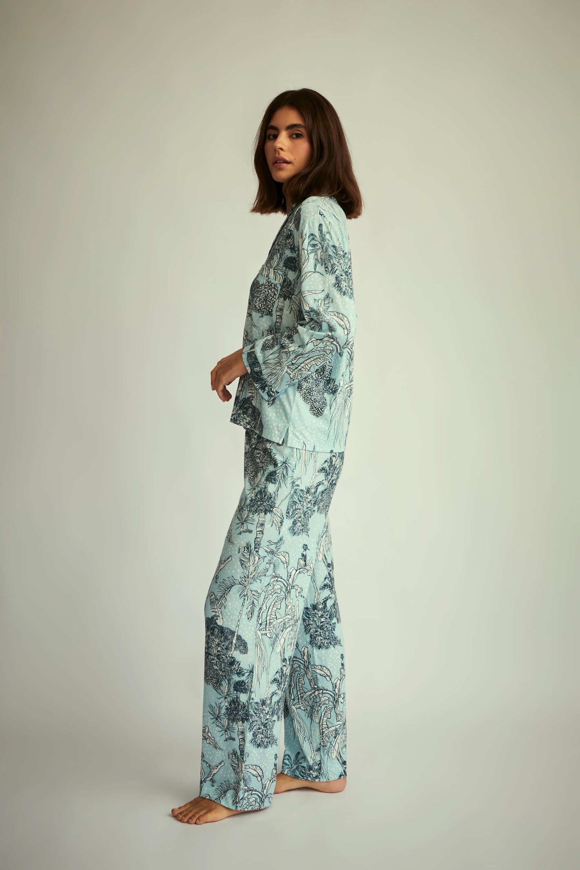 Pijama Boyfriend Agnes - Jungle Dots - Munai