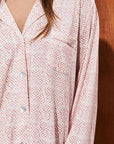 Pijama Boyfriend Agnes PJ Set Rose Orbit - Munai