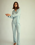 Pijama Boyfriend - Rosebloom & Stearling Blue - Munai