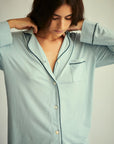 Pijama Boyfriend - Rosebloom & Stearling Blue - Munai
