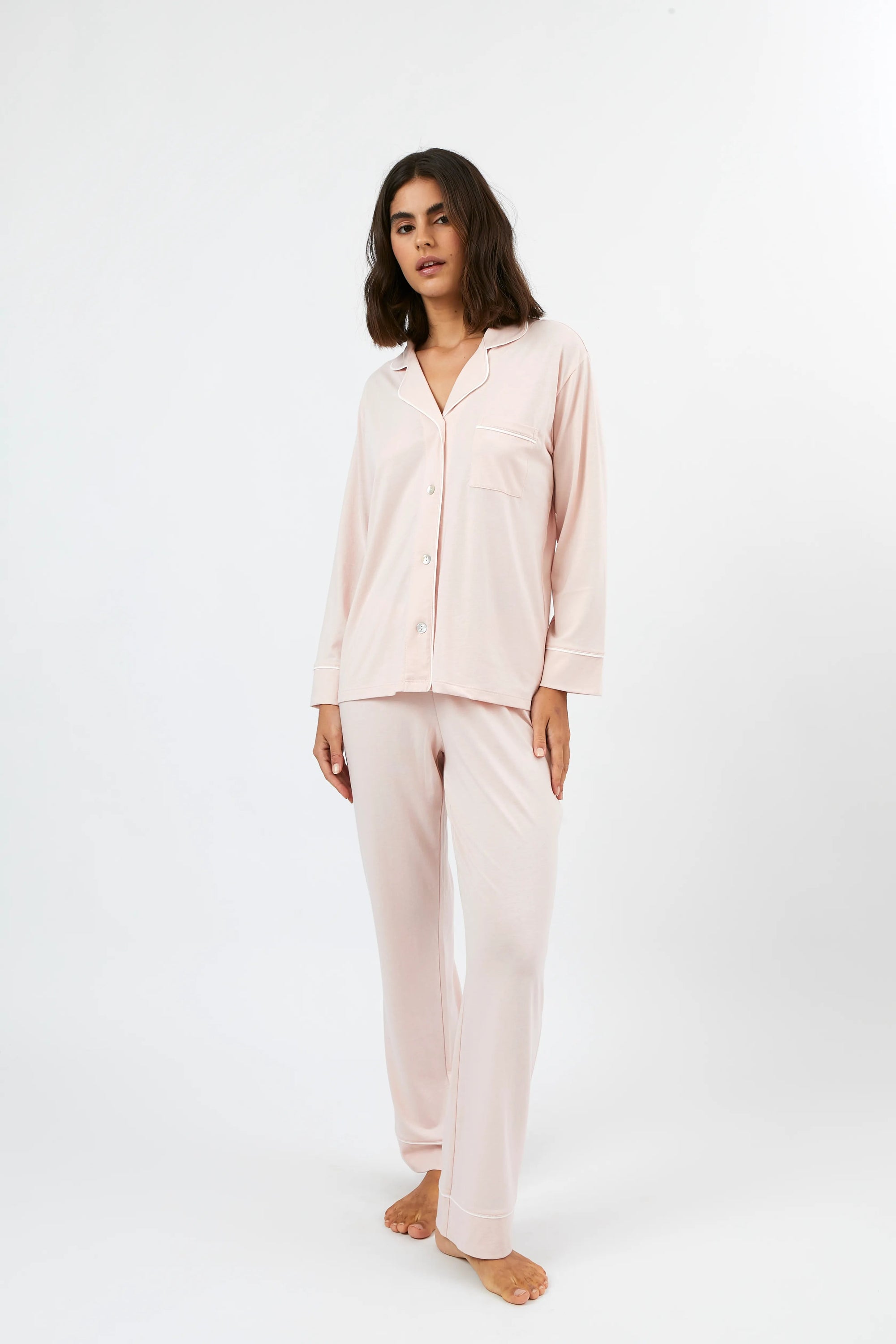 Pijama Boyfriend - Rosebloom & Stearling Blue - Munai