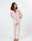 Pijama Boyfriend - Rosebloom & Stearling Blue - Munai
