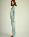 Pijama Boyfriend - Rosebloom & Stearling Blue - Munai