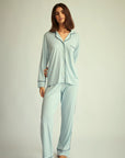 Pijama Boyfriend - Rosebloom & Stearling Blue - Munai