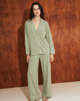 Pijama Boyfriend Set Sage Green - Munai
