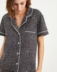 Pijama Boyfriend Vera - Black Dots - Munai