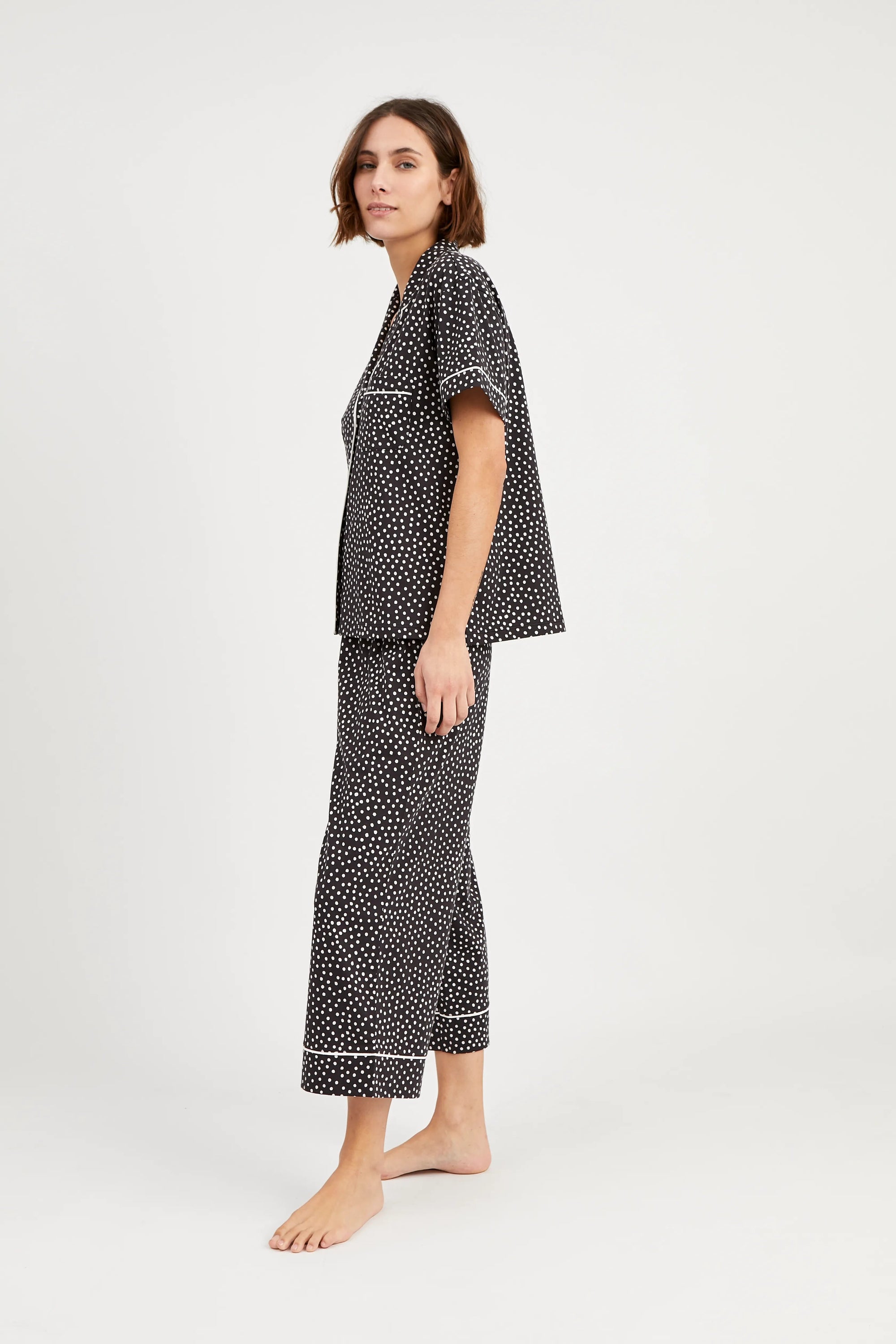 Pijama Boyfriend Vera - Black Dots - Munai