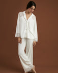 Pijama Boyfriend Vera Bridal - Ivory - Munai