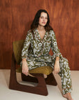 Pijama Boyfriend Vera - Set Olive Garden - Munai