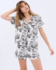 Pijama Boyfriend Vera - Toile De Jouy - Munai