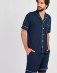 Pijama Corto - Azul Indigo - Munai
