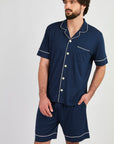 Pijama Corto - Azul Indigo - Munai