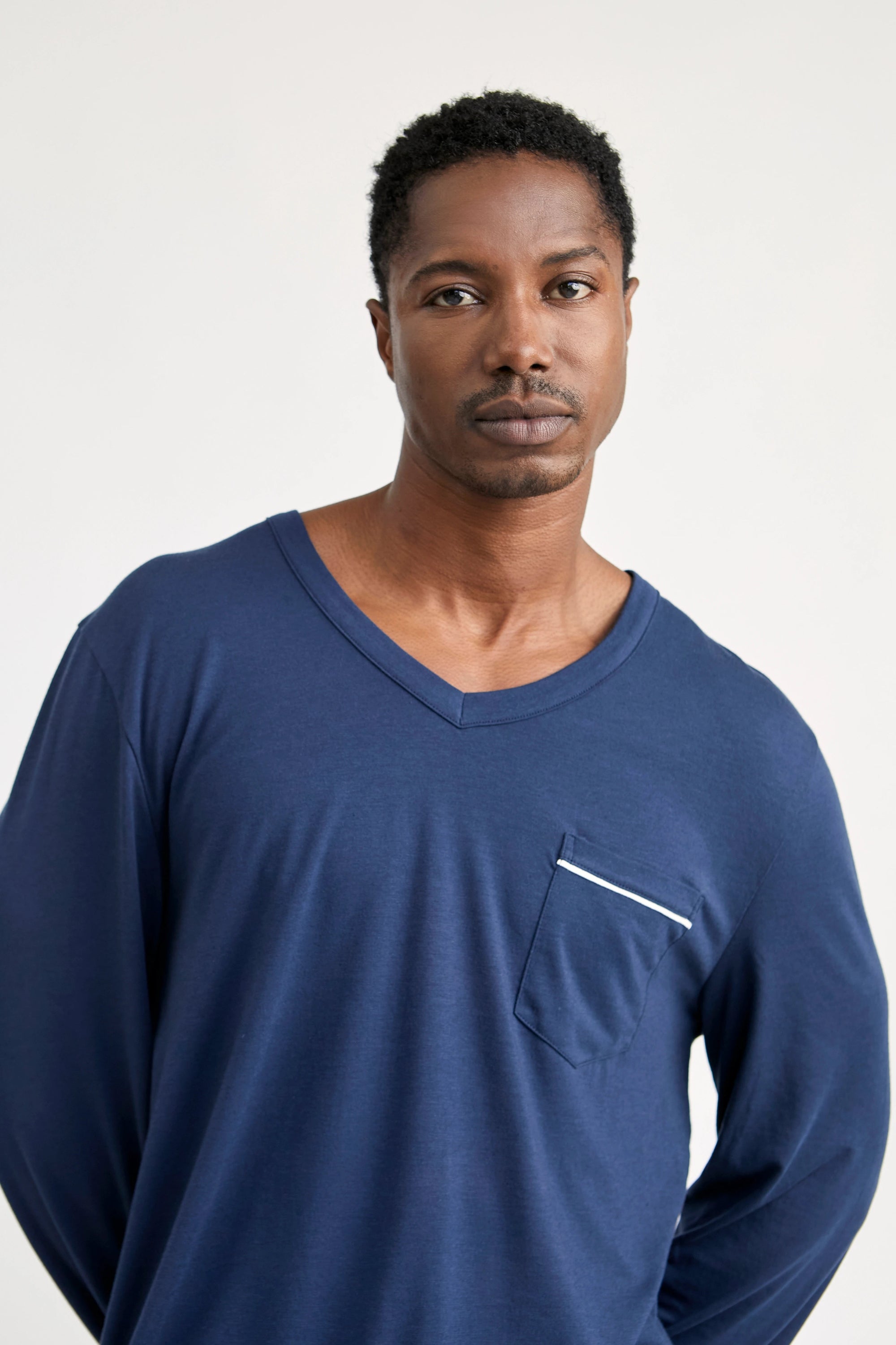 Pijama Hombre Largo - Noah Indigo - Munai