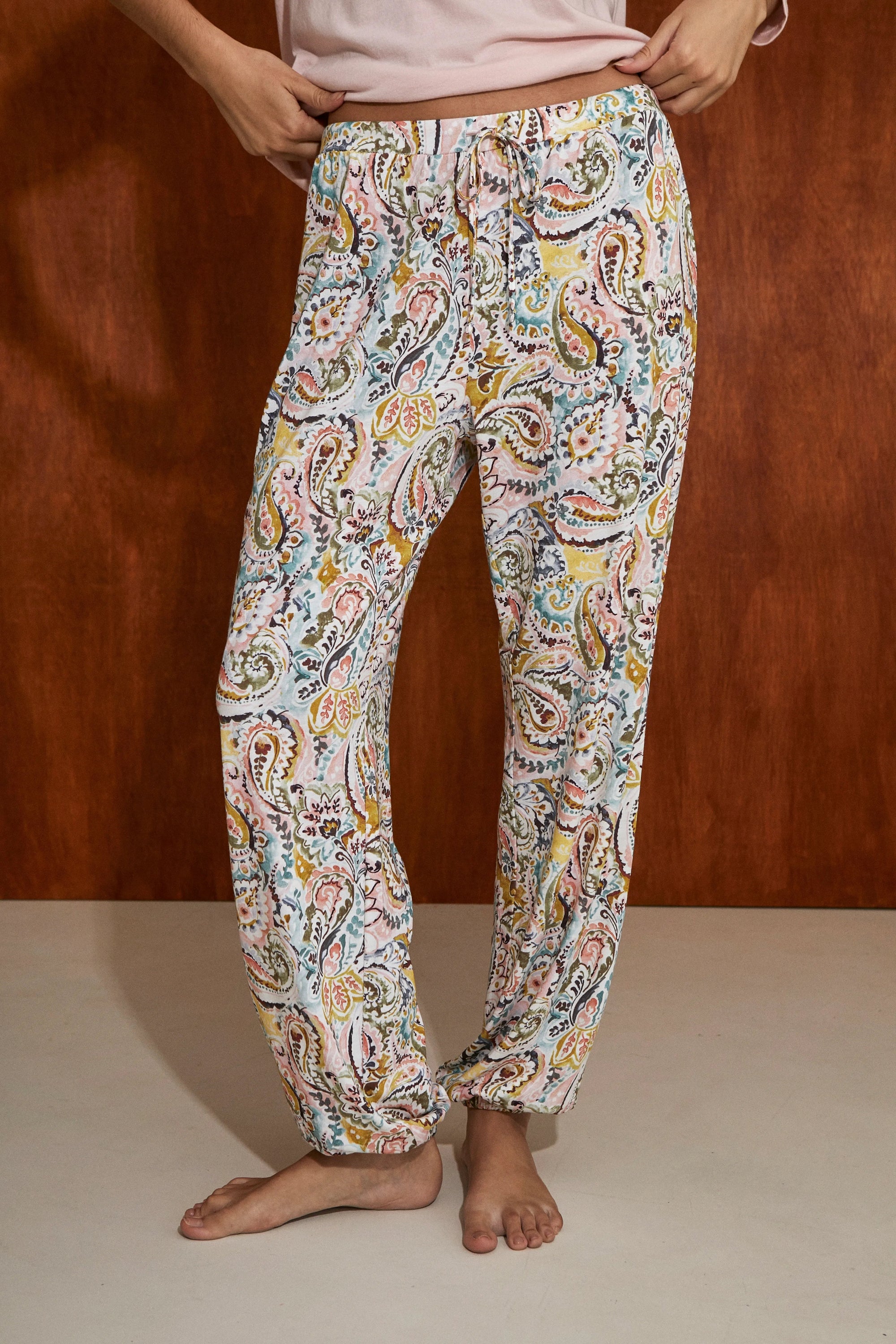 Pijama Set Paisley Pink - Munai