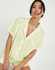 PJ Boyfriend Aria Citron Leaves - Munai