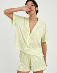 PJ Boyfriend Aria Citron Leaves - Munai