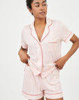 PJ Boyfriend Vera Corto Pink Stripes - Munai