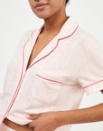PJ Boyfriend Vera Corto Pink Stripes - Munai