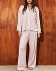 Pijama Boyfriend Agnes PJ Set Rose Orbit - Munai