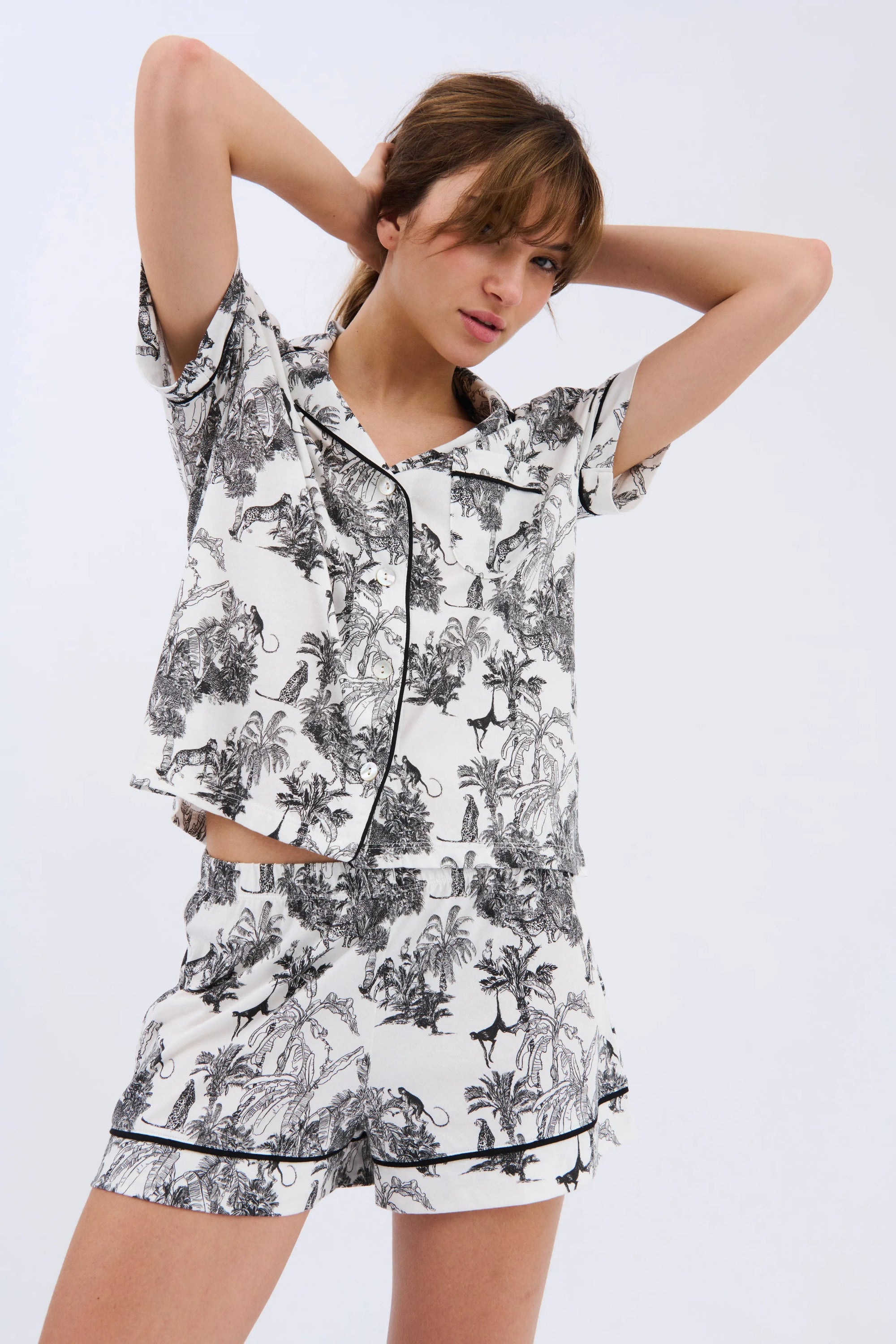Pijama Boyfriend Vera - Toile De Jouy - Munai
