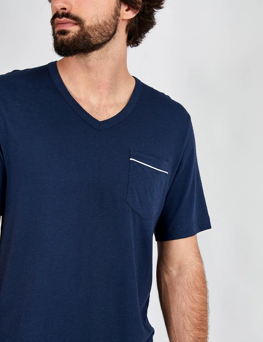 Pijama Hombre Corto - Noah Indigo - Munai