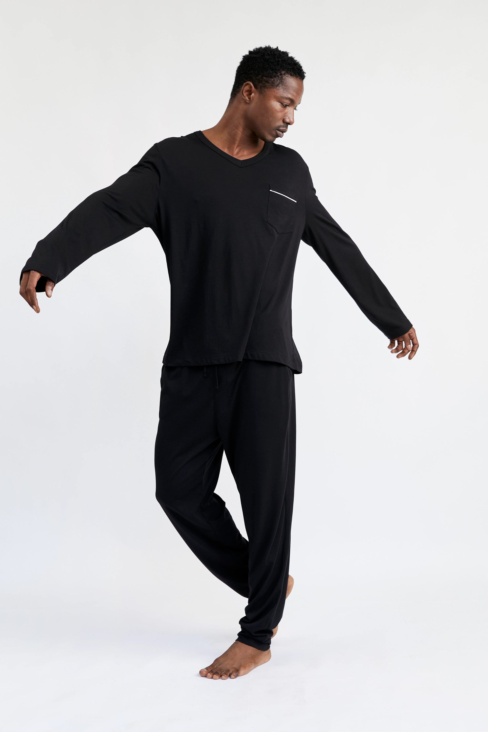 Pijama Hombre Largo - Noah Black - Munai