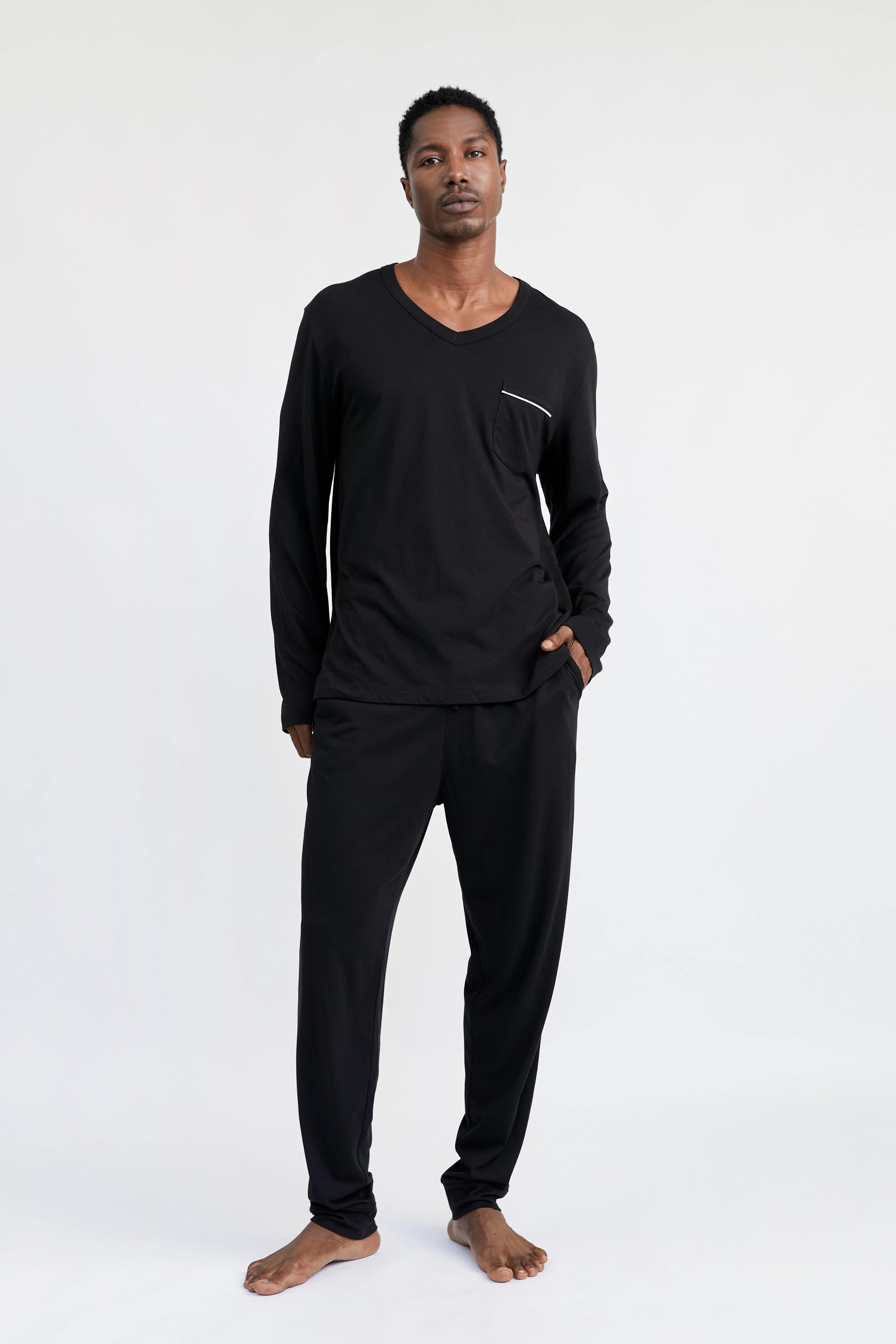 Pijama Hombre Largo - Noah Black - Munai