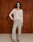 Pijama Set Paisley Pink - Munai