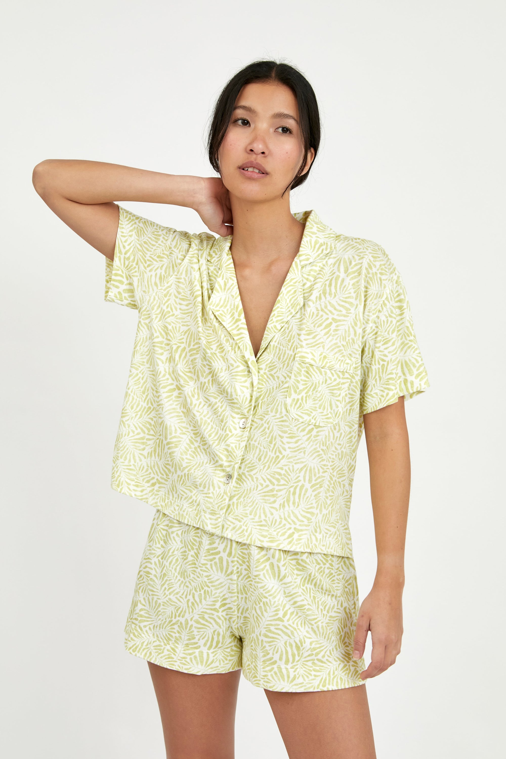 PJ Boyfriend Aria Citron Leaves - Munai