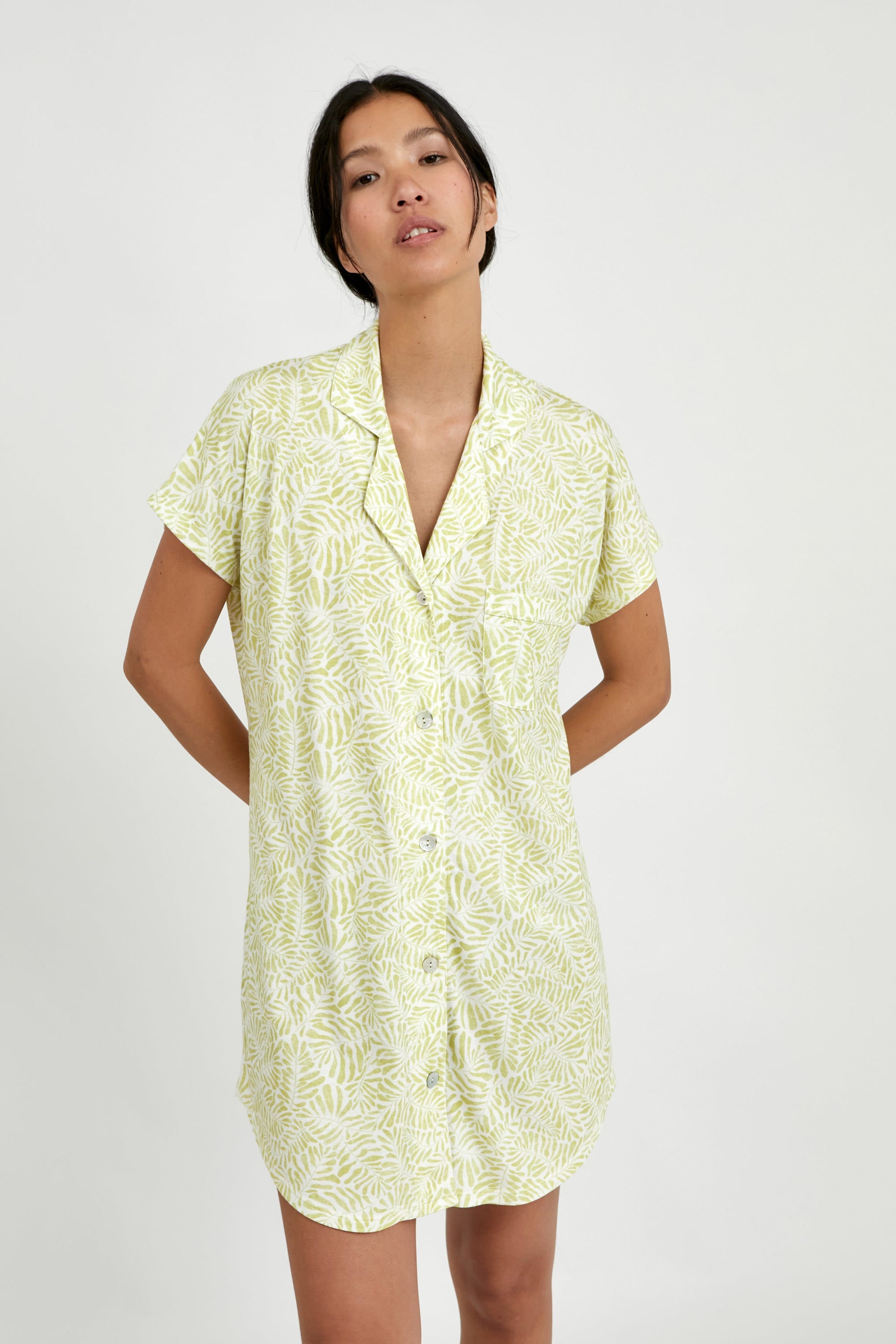 PJ Boyfriend Aria Citron Leaves - Munai