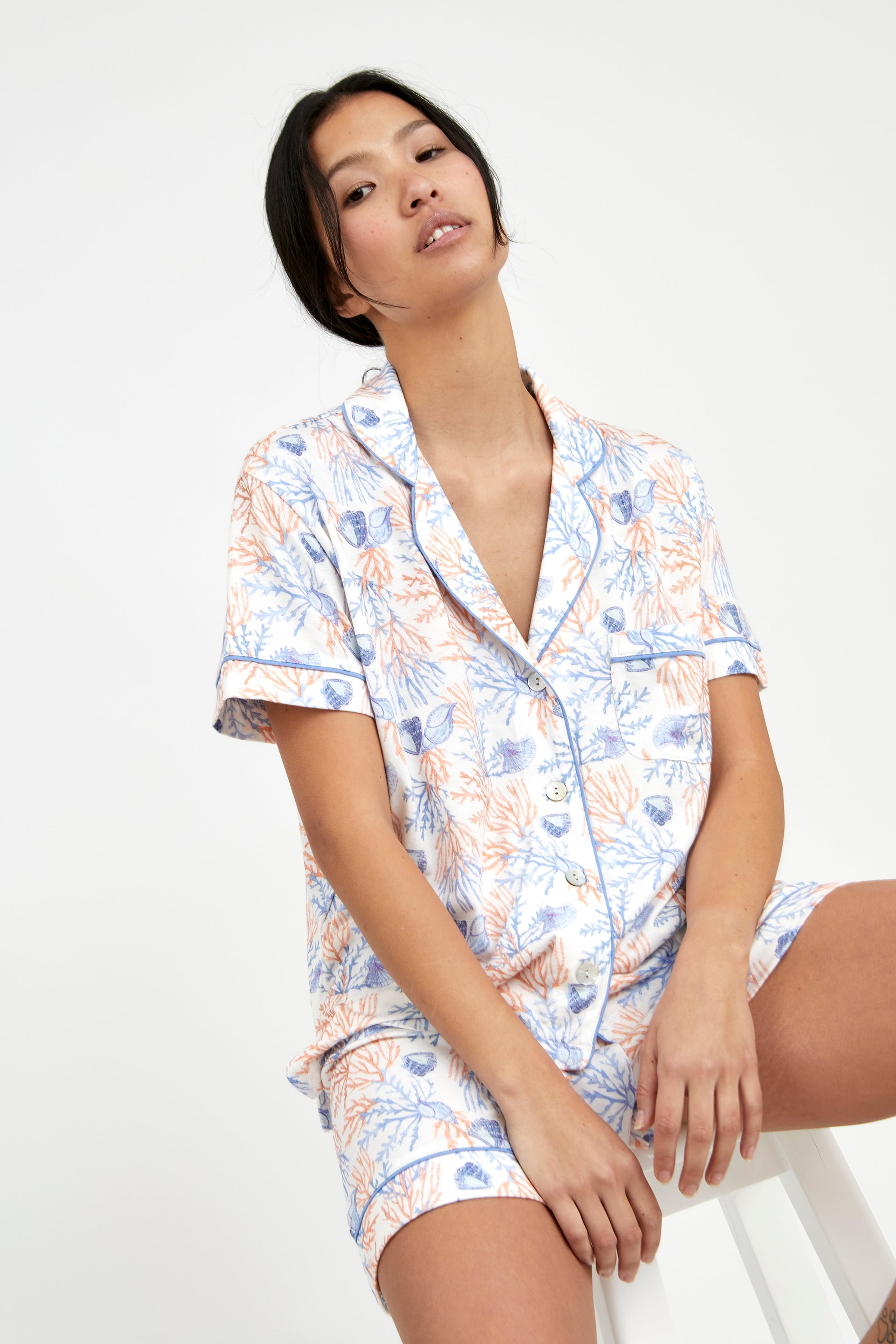 PJ Boyfriend Vera Corto Ocean Blues - Munai